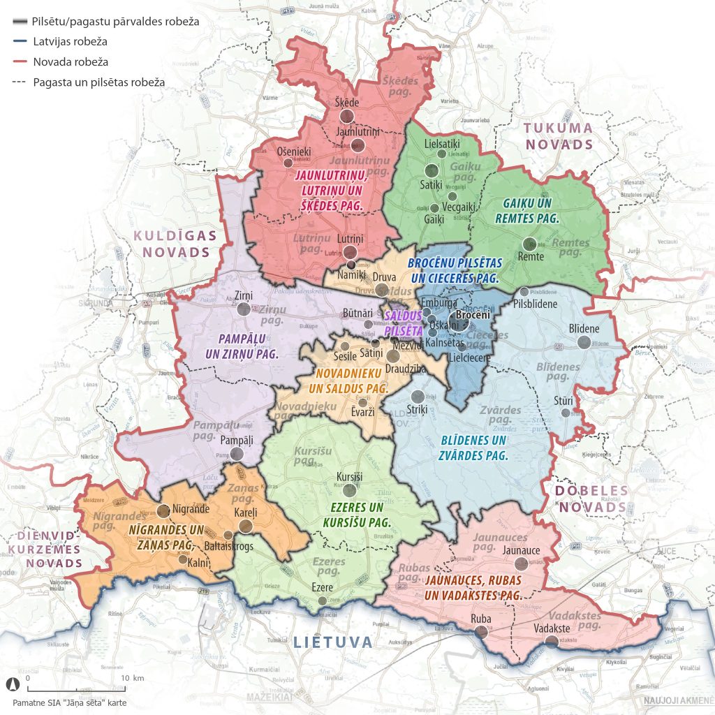 Jauns Saldus novada teritoriālais plānojums